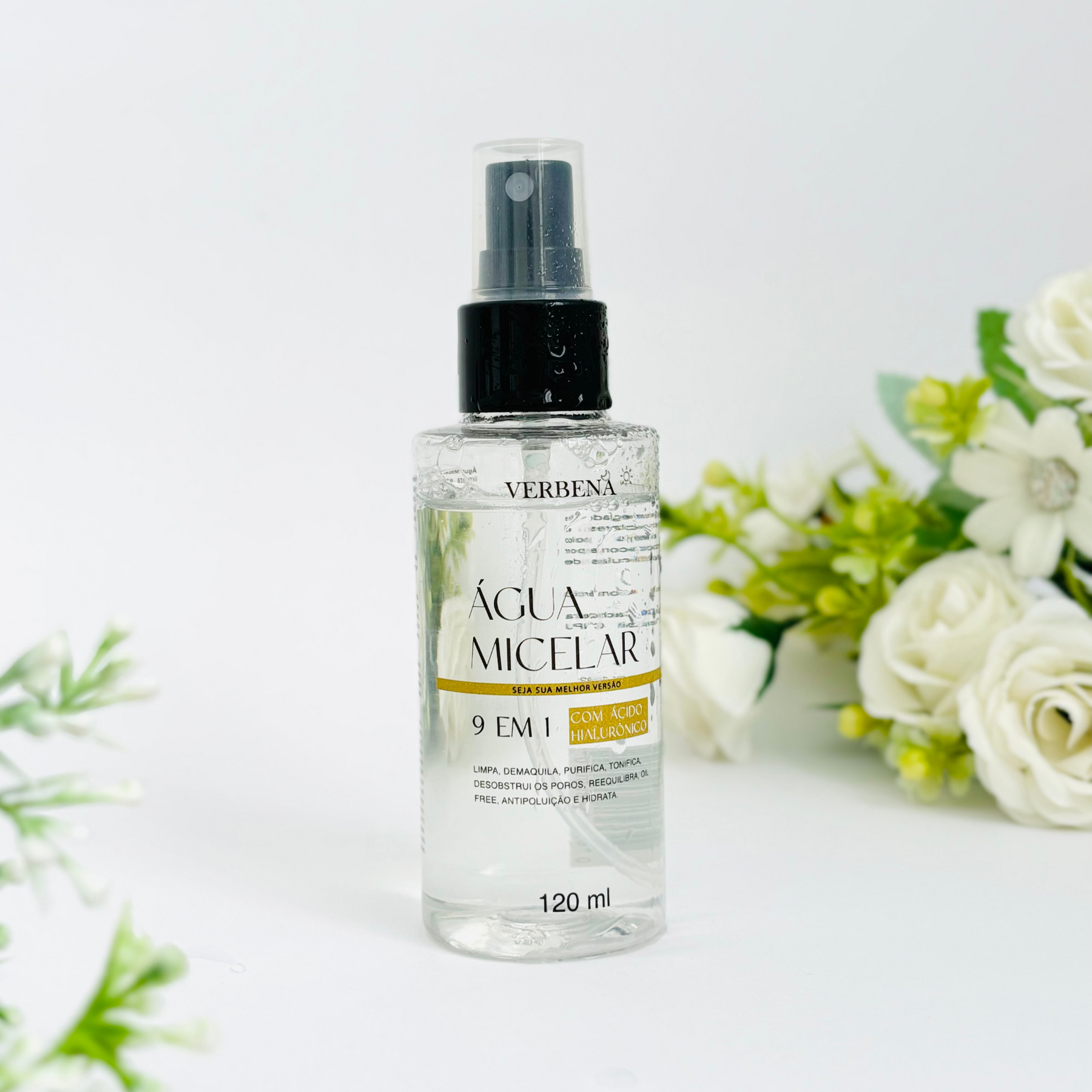 Água Micelar 9 em 1 Verbena – Limpeza e Viço em Cada Gota