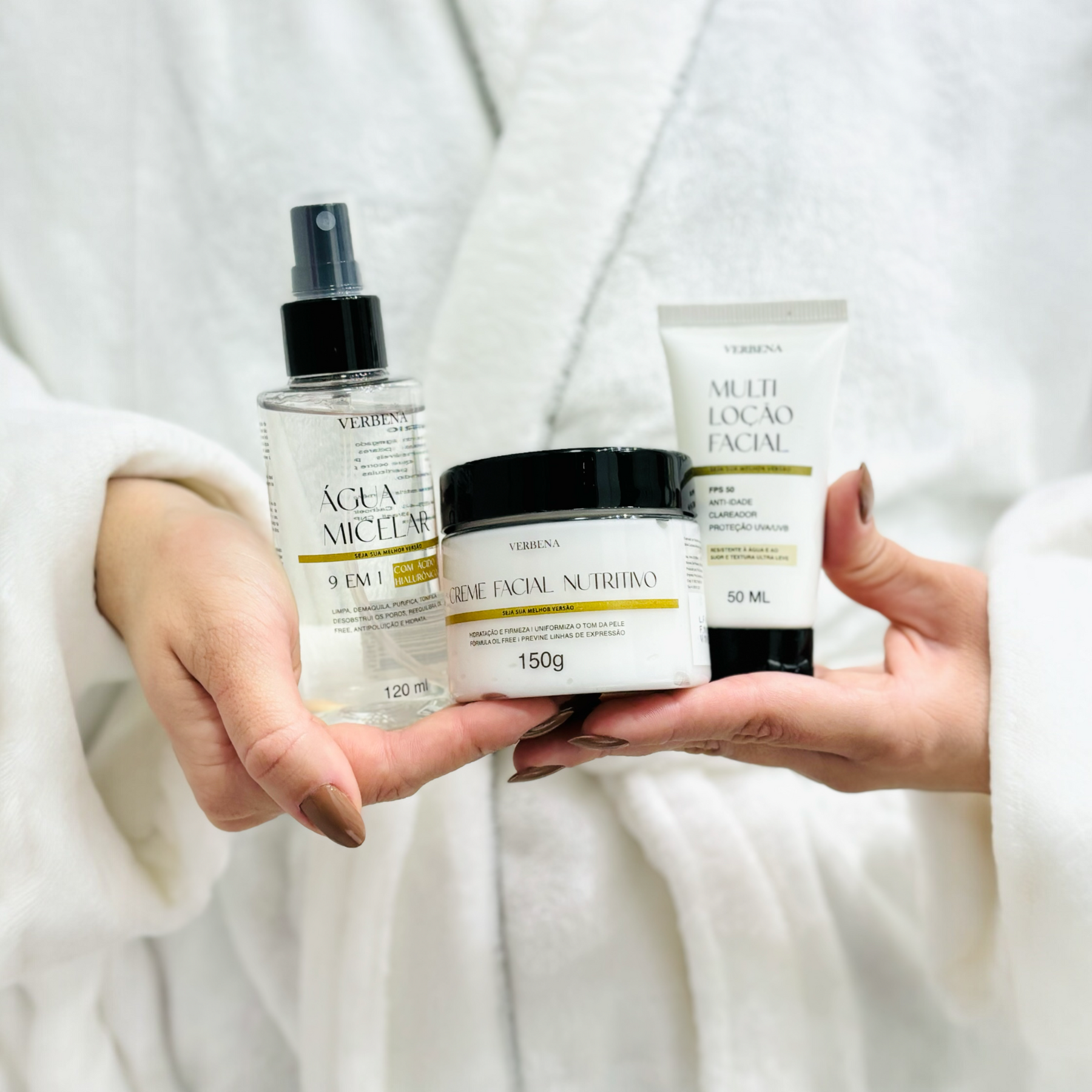 KIT ESSENCIAL  – Limpeza, Hidratação e Proteção em Um Só Lugar